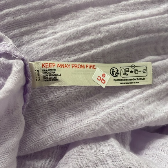 Anthropologie The Kallie Flowy Tunic Dress lavender - Picture 7 of 7